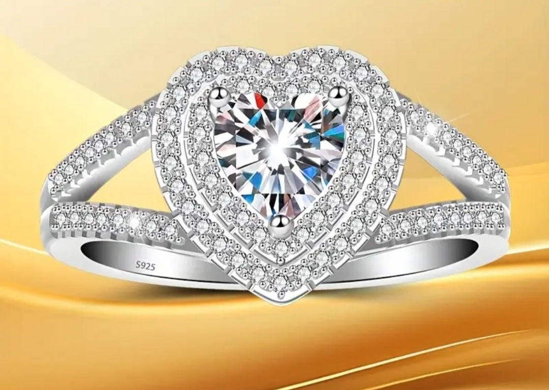 Big heart ring