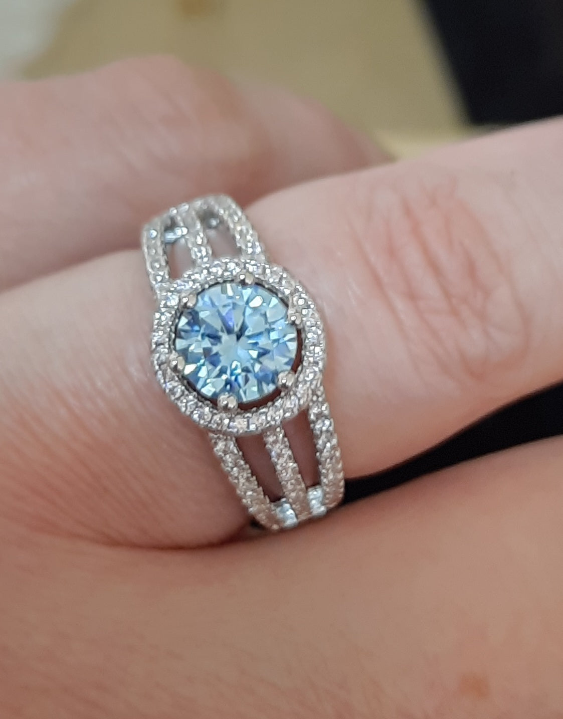 Sea blue Ring