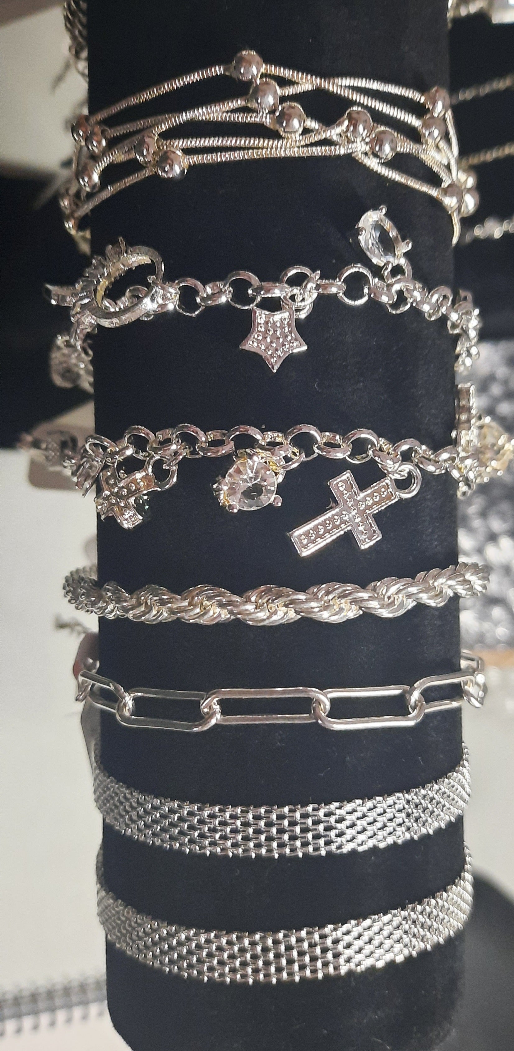 Bracelet 925 Sterling Soft Mesh Design Adjustable