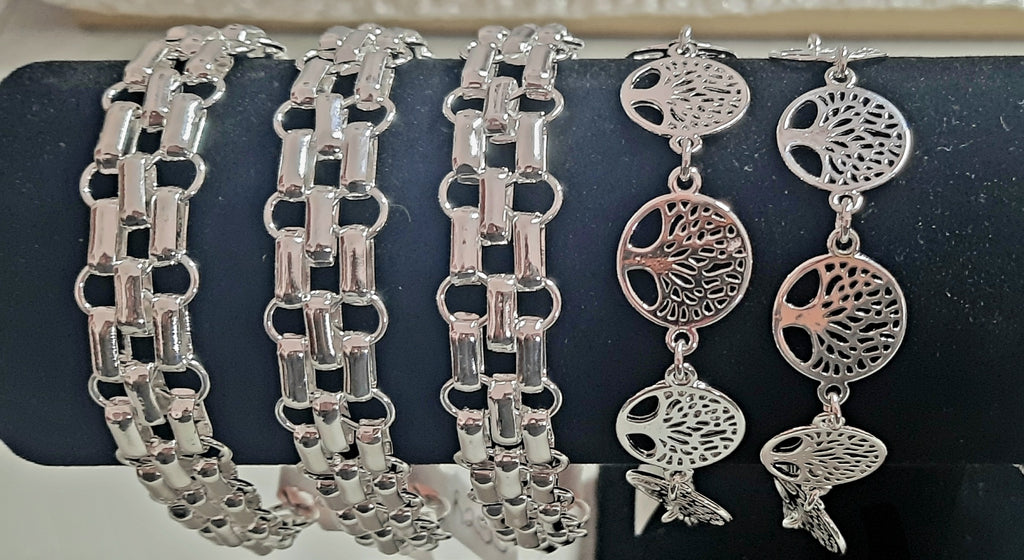 Bracelet 925 Silver Tree of Life Adjustable