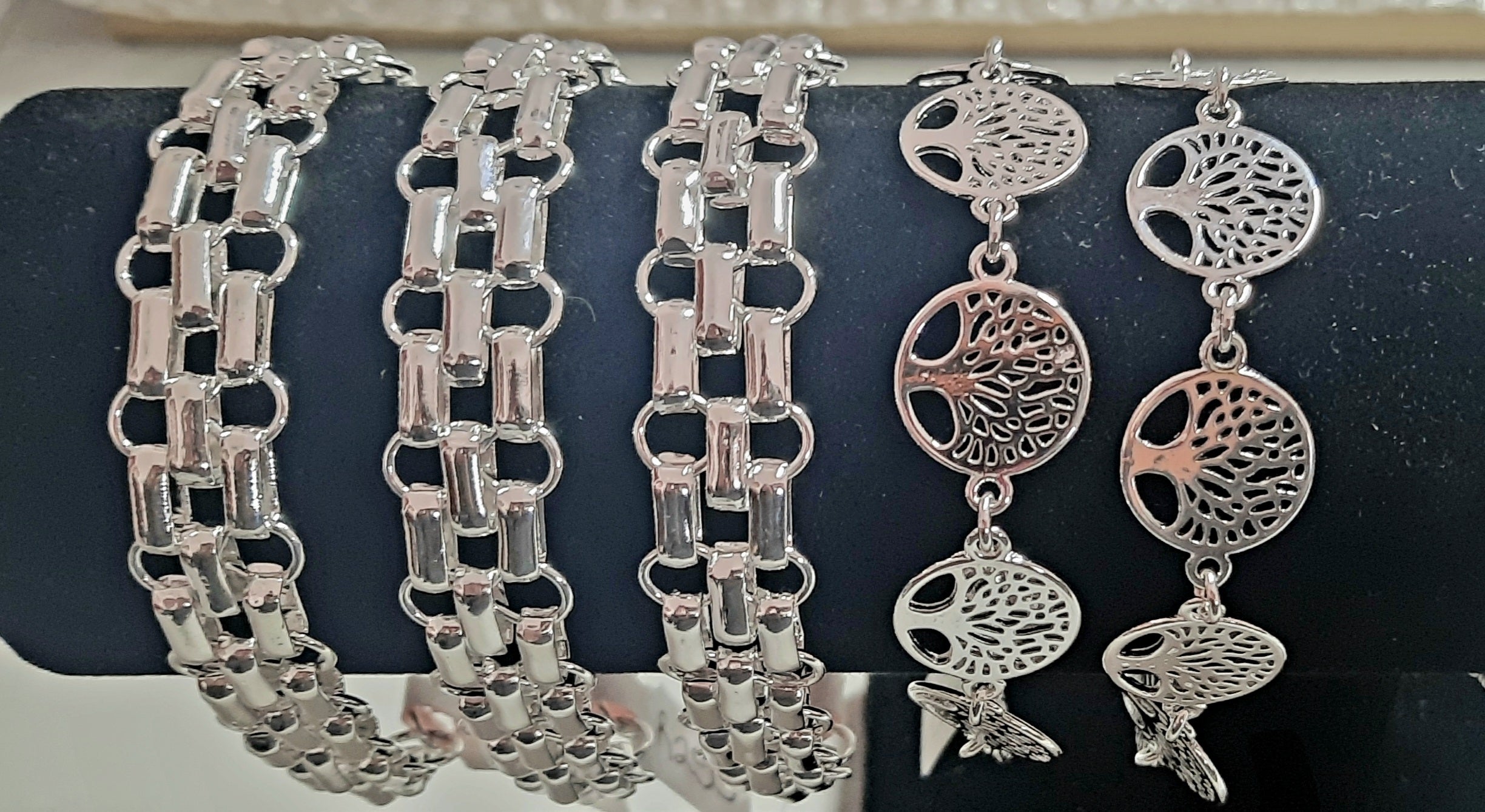 Bracelet 925 Silver Tree of Life Adjustable