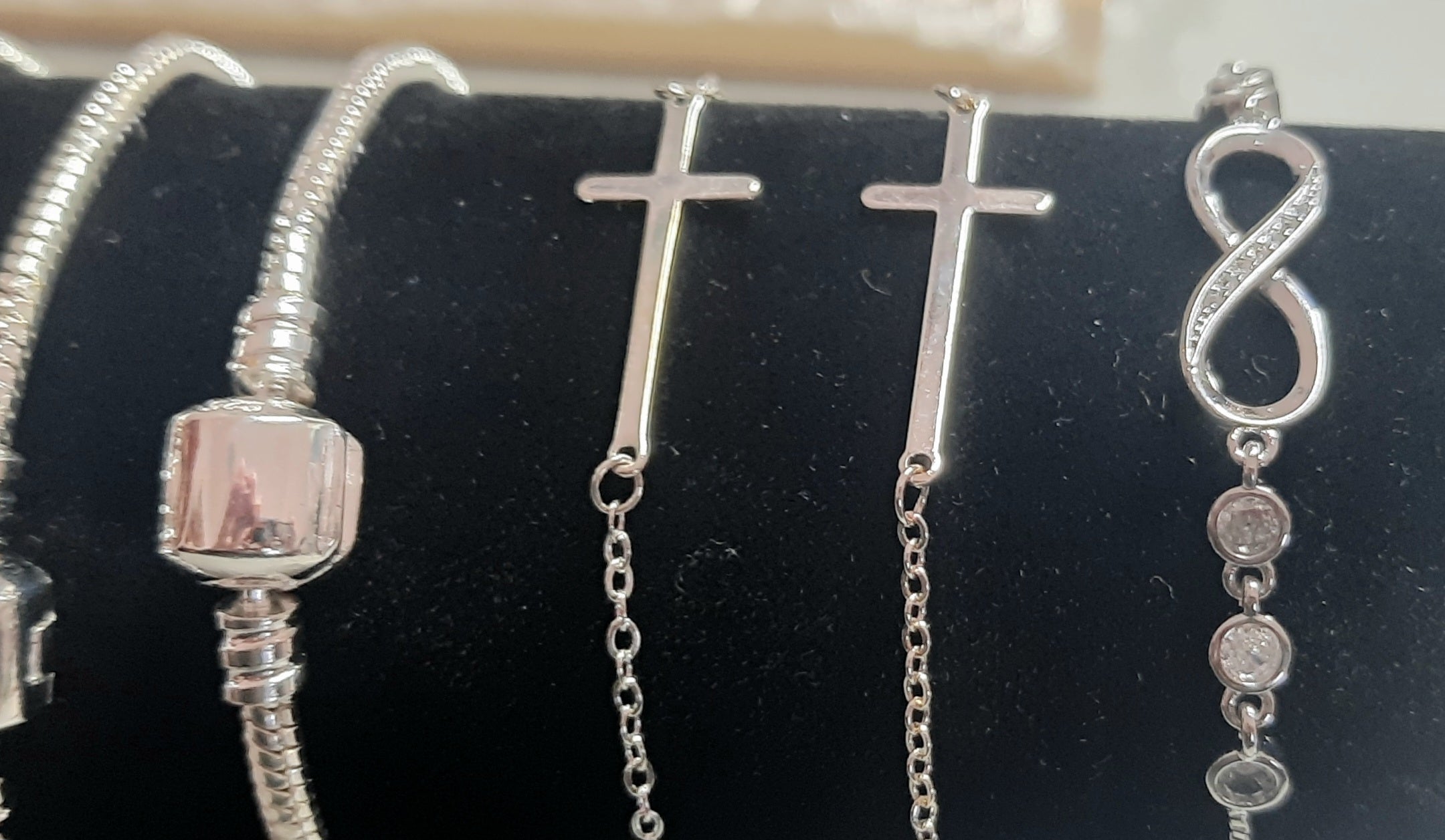 Bracelet 925 Sterling Infinity Zirconia's Adjustable