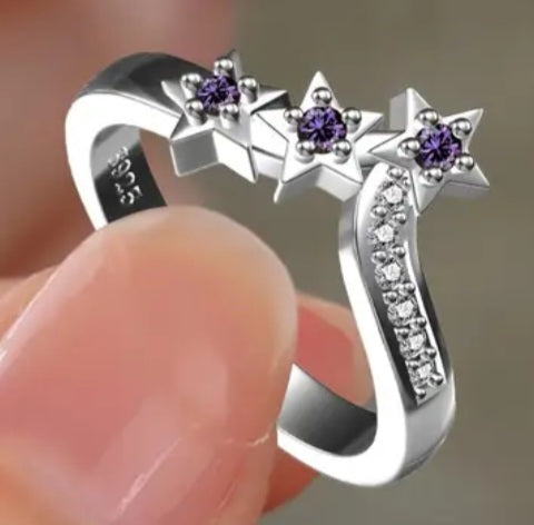 Purple Star Ring