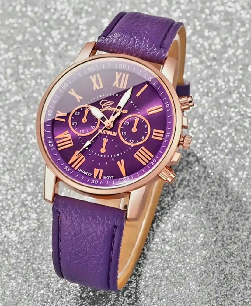 Watches Beautiful Quarts Watches to wear with you outfit of color ( adjustable )